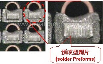 SMT预成型锡片