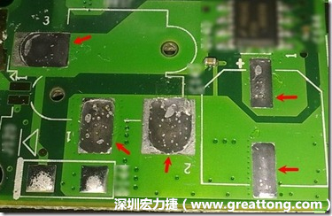 零件掉落与电路板镀金厚度的关系