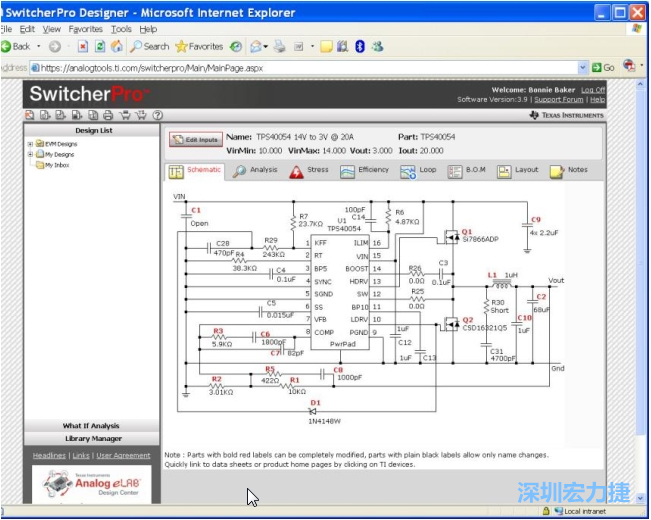 图一 电源供应设计工具提供整体设计的辅助元件 (1)