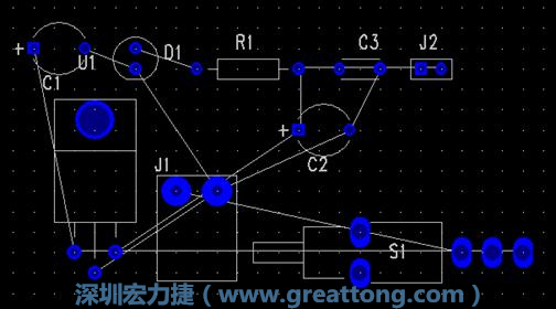 图2 零件间使用预拉线连接