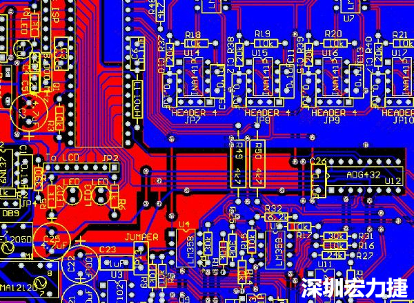 一般产品的PCB设计，多数先决定元件布局，再进行线路连接，于元件位置就先改善干扰问题，再从线路细节着手改善产品。