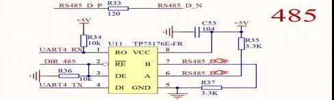 RS-485总线驱动电路图