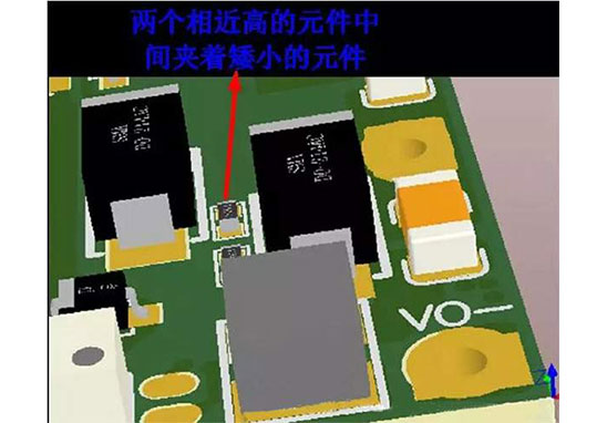 布局不合理的元器件说明