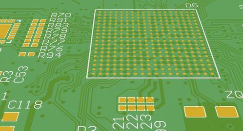 图1.1.2  在先进PCB设计中，几乎不可能实现垂直布线